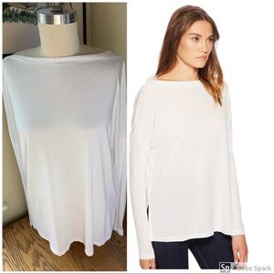 Vince off shoulder/boat neck top